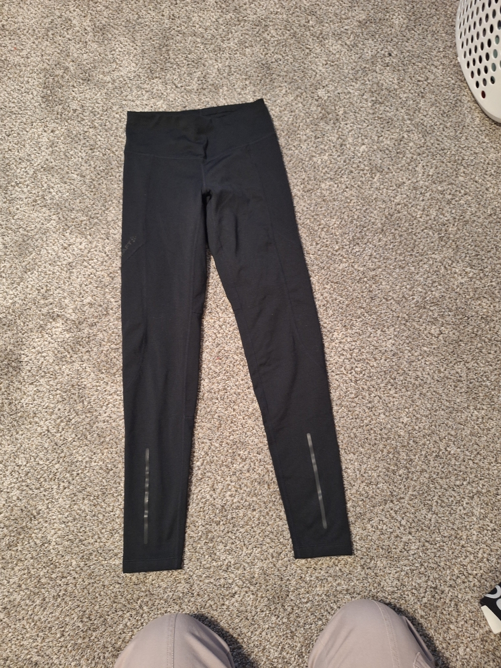 Craft Black Women’s Leggings with Reflective Accents